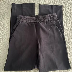 Lululemon softstreme Black Track Pants with Elastic Waistband